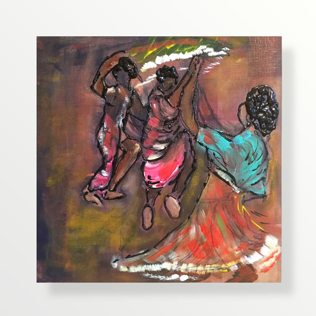 Black Women Hanging Painting