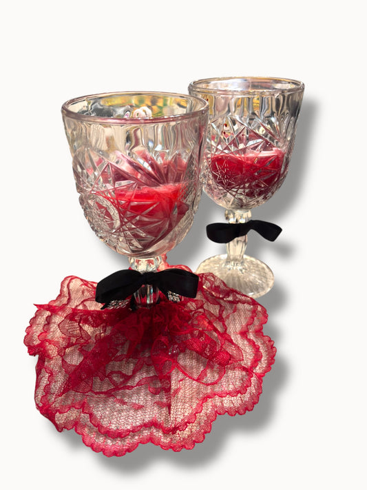 Crisp breeze scented candle couples set