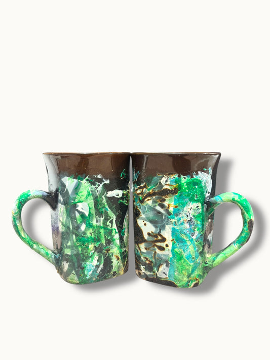 Camp Green Mug Set