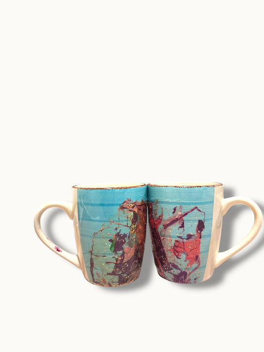 Blue Mug Set